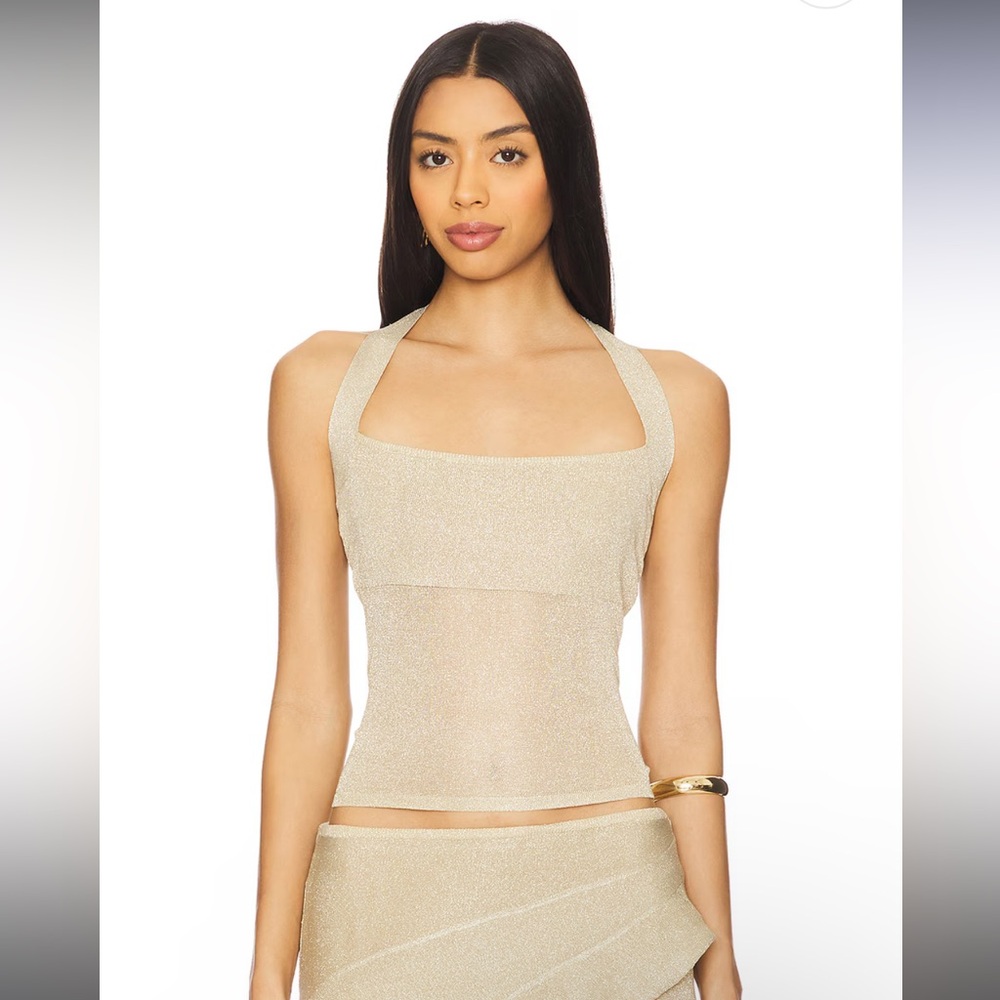 Lioness Metallic Gold Camisole
